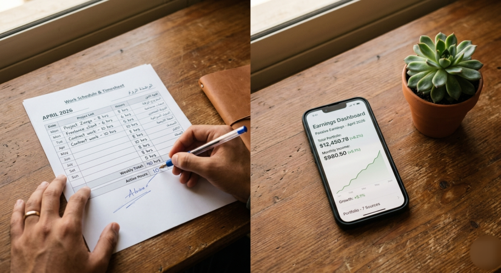 ما الفرق بين الدخل النشط والسلبي وكيف تبدأ